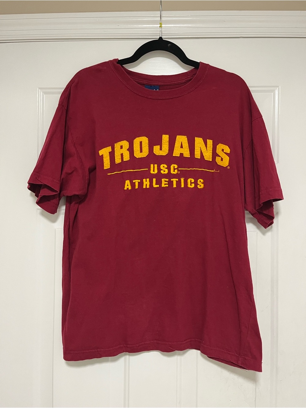 Vintage USC Trojans Maroon Mens Tee Large